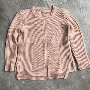Madewell XS Pink Knit Sweater